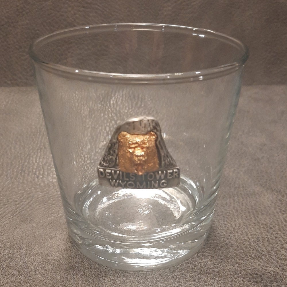 Devils Tower Wyoming Souvenir Rocks Glass Tumbler